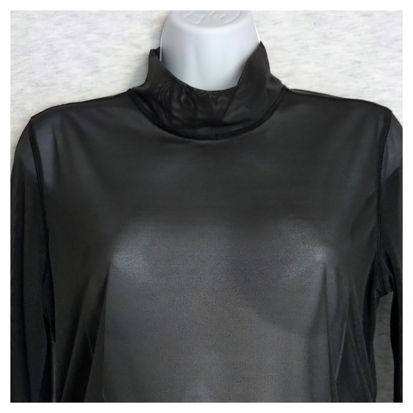 Lululemon Sheer Thrill Mock Neck Long Sleeve - Black - Picture 4 of 9